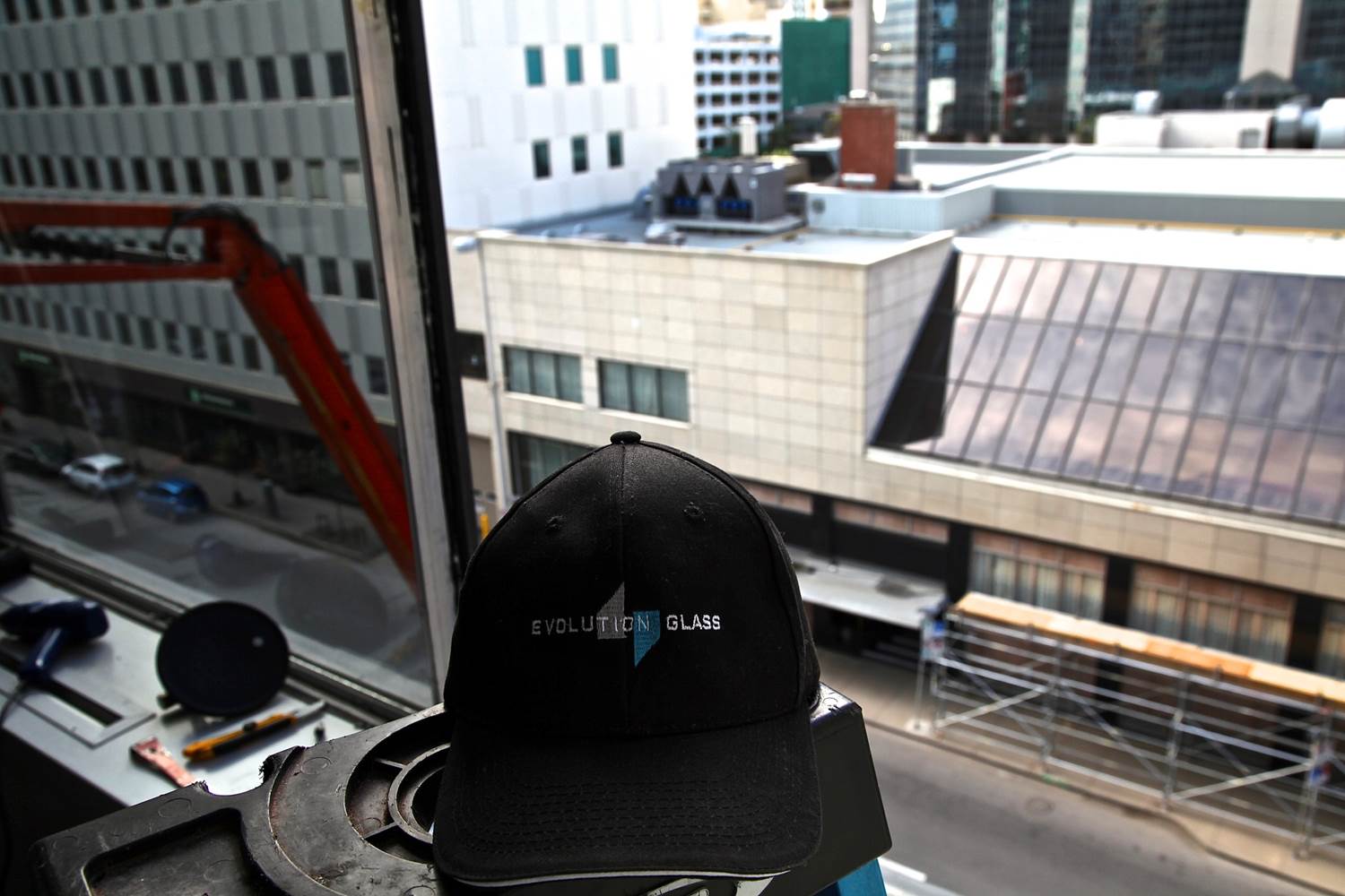 evolution glass office